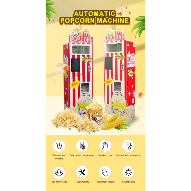 Customized New Automatic Popco - огляд і ціна Popcorn Vending Machine